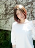 ピンクが可愛いショートボブ【本厚木】