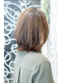 20代30代40代小顔ひし形くびれラフ外ハネツヤブラージュカラー