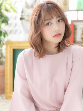 カバーヘア ブリス 川口(COVER HAIR bliss) 大人かわいいピンクブラウン小顔くびれミディ川口