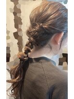 ジーナ 博多(Zina)&nbsp;艶カラー/カジュアルアレンジ/ライブ/イベント/ヘアアレンジ