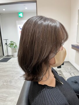 フォセット(Fossette) Olive Beige × Kubire Bob 〈 Bleach ◯ 〉