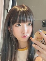 ヴァイス 渋谷店(VAICE) インナーカラー/アッシュグレー/重め前髪カット［ケアブリーチ］
