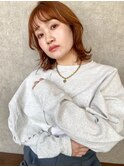 ニュアンスカラー ハニーベージュ  くびレイヤー