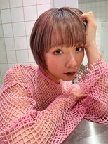 ロンドルーチェ 心斎橋(Lond luce)&nbsp;ダークアッシュ/ミディアムレイヤーカット［髪質改善/縮毛矯正］