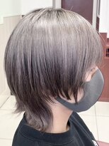 ヘアークリアー せんげん台&nbsp;メンズ 個性派メンズのウルフスタイル シルバーアッシュカラー
