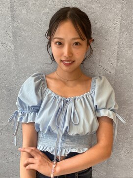アース 三軒茶屋店(HAIR&MAKE EARTH) 三軒茶屋_レディース_ミディアム_ボブ_ヘアアレンジ_ヘアセット