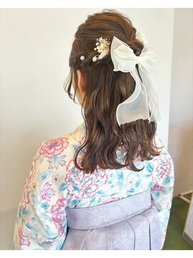 モイ(moi) 卒業式ハーフアップセット