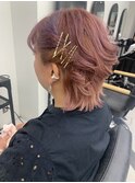 ショートヘアサイドねじねじヘアアレンジ　美由紀#八王子