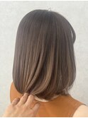 ナチュラルハイライトボブ
