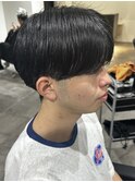 メンズマッシュパーマニュアンスパーマスパイラルパーマ刈り上げ