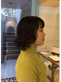 ゆるめボブパーマ