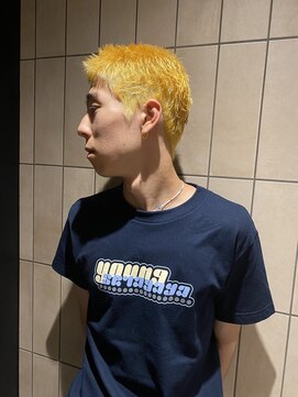 セーヌアワー(CEINE OUR) 抜きっぱなしブリーチ/メンズカット/men's