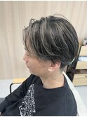 メッシュキャップハイライト×ホワイトバイオレット