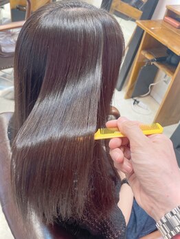 キャンディーエッグ(Candy egg)の写真/本気でツヤ髪になりたい方はぜひ１度ご来店ください＊久留米では希少なベホマとケラテインは別格！！
