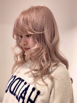 ベレーザ 渋谷(BELEZA) 12629ミルクティーベージュ韓国風巻きホワイトブロンドロング