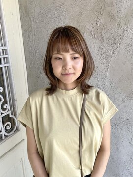 プライベートサロン キッテ(private salon kitte.) くびれ感可愛いレイヤーボブ