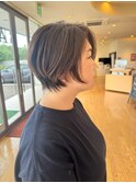 30代40代50代/大人ショート/透明感カラー