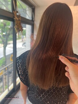 ジル アンク(Jill ankh) 《姫路　Jillankh》アッシュベージュ　髪質改善　ダブルカラー