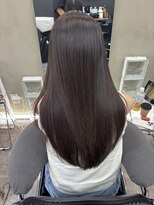 ファビ 渋谷(Fab) くびれヘア/暗めカラー/アプリコットオレンジ/縮毛矯正