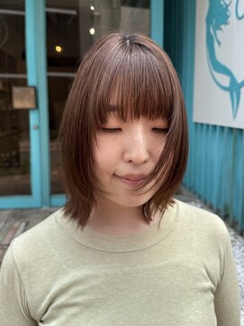 ヘアーメイクオズ(hair make O/S) 【KON】顔周りレイヤー美髪_韓国ヘア＿おくれ毛