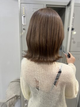 ムード(mood) グレージュ/オリーブベージュ/ダブルカラー/イルミナカラー