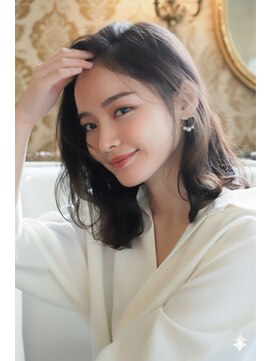 ビューティフルワールド(BEAUTIFUL WORLD) かきあげロブスタイル