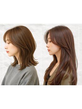 印象変える前髪カット,顔周りデザイン,小顔カットはReir吉祥寺[吉祥寺駅/髪質改善/ブリーチ/学割U24 ]