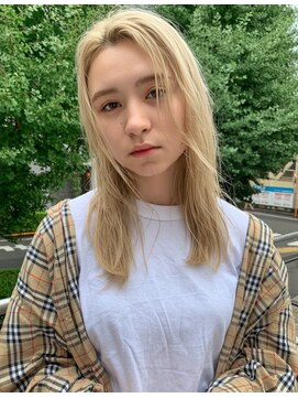 ヘアサロンエムフィス 池袋東口(HAIR SALON M Fe's) ブリーチ/ハイトーン/ダブルカラー/透明感/池袋/韓国/20代30代