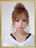 エヌ(N) クシュっとルーズな高めお団子☆