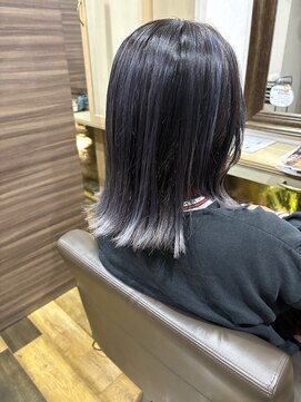 アレッタヘアーサロン(ALETTA HAIR SALON) パープルバレイヤージュ