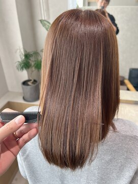 ニカ ボーテ(Nika beaute) ヘーゼルベージュ/ブリーチなし/イルミナ/髪質改善