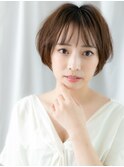 ニュアンスパーマ抜け感フェミニンショートt古河20代30代40代