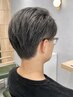 【メンズ限定/大人男性の白髪に！】メンズカット＋ヘアマニキュア
