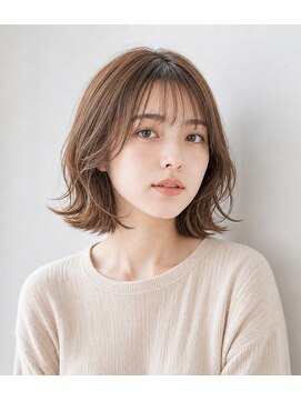 オラボ(olabo) 柔ふわひし形ショートボブ