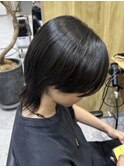縮毛矯正でまとまるナチュラルウルフ