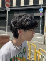 ノイセルヘアー(Noisyle Men's hair) リバースセンターパート/ニュアンスパーマ/ダウンバング/大阪◎