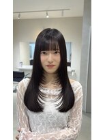 トラップヘアー&nbsp;レイヤーカット×髪質改善トリートメント