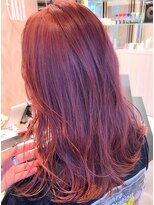 アース 郡山コスモス通り店(HAIR&MAKE EARTH)&nbsp;ピンクラベンダーの艶ロング