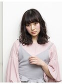 【Rire尚平】イルミナカラー暗髪×デジタルパーマミディアム★