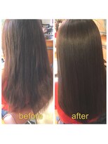 ペーパーズ(Hair salon PAPERS) 髪質改善トリートメントで毛先まで指が通る髪に変身