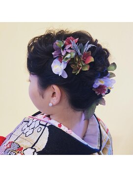 ヘアーデザイン ピニック(hair design P2C) 成人式スタイル　2020