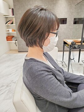 コーゾーギンザ 上野御徒町店(KOZO GINZA) 20代30代40代/大人可愛いひし形丸みショートボブ