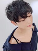 大人ショートパーマ