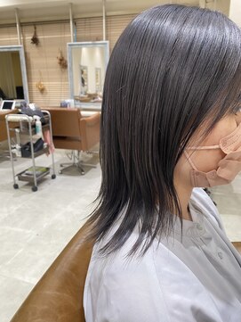 フレーム へアアンドトリートメント 天王寺北口店(FRAME) ブルーグレー