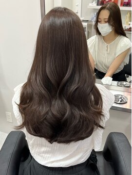 ベレーザ 渋谷(BELEZA) ba1831透明感グレージュカラーモーブセシルカットミストバング