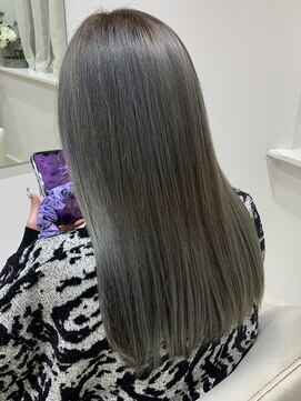 ラ ブランシュ 大宮(La Blanche) 大宮/ロングヘア/グレージュカラー/黒髪/ココアベージュ