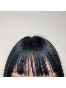 リー 甲子園(Lee) インナーカラー × 前髪 × アオ