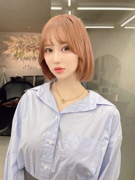 ロンド マーレ 天神大名店(Lond mare) イメチェン/チェリーブラウン/フェミニン/ダークアッシュ/束感