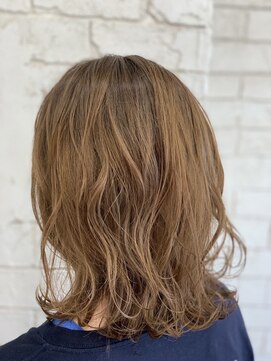 アジールヘア 所沢プロペ通り店(agir hair) ベージュミルクティーブロンズウェーブ20代30代40代