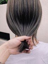 マイ ヘア デザイン 岡崎(MY hair design) 斜めバング/グレージュカラー/シルキーベージュ/岡崎